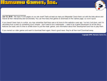 Tablet Screenshot of hamumu.com